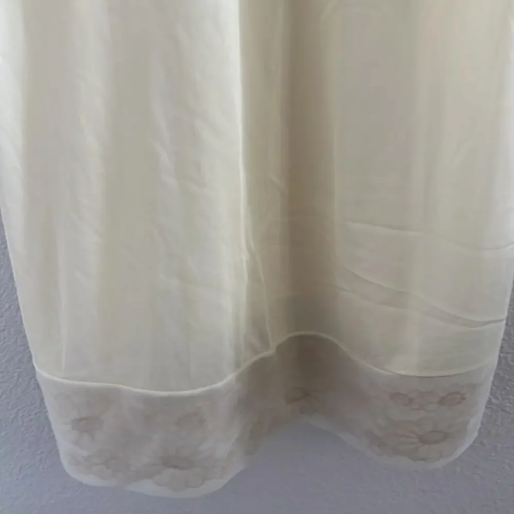 NWT Vintage Vanity Fair Slip Gown Neutral Cream Lightweight Small